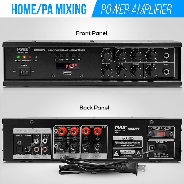 Bluetooth Home/Pa Mixing Amplifier